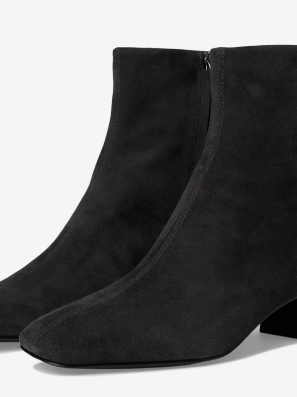 Sam Edelman Women's Paige Suede Zipper Booties Graphite Gray Size 10